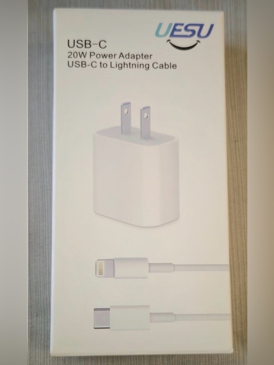 Phone Charger Other - NIB 6FT-USB-C to Lightning Cable With LIGHTENING FAST POWER ADAPTER BLOCK